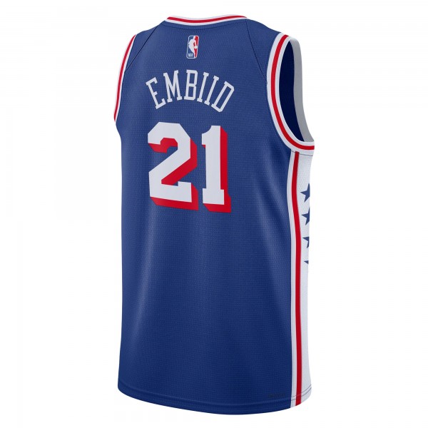 Игровая форма  Joel Embiid Philadelphia 76ers Nike Youth Swingman - Icon Edition - Royal