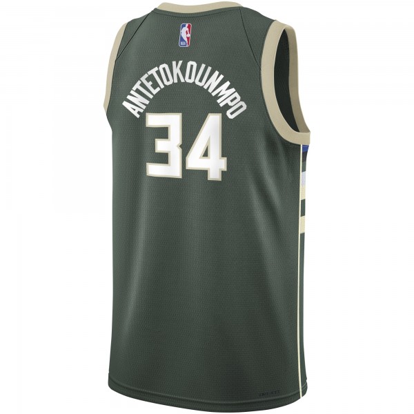 Игровая форма  Giannis Antetokounmpo Milwaukee Bucks Nike Youth Swingman - Icon Edition - Hunter Green