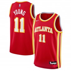 Игровая джерси Trae Young Atlanta Hawks Nike Youth Swingman - Icon Edition - Red