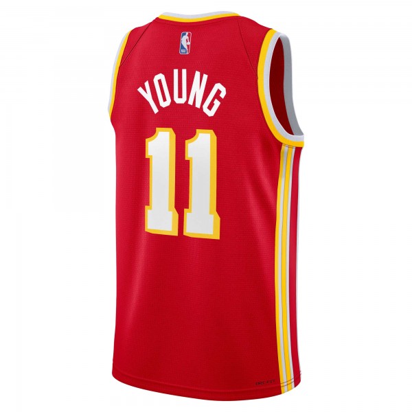 Игровая джерси Trae Young Atlanta Hawks Nike Youth Swingman - Icon Edition - Red