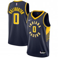 Игровая форма Tyrese Haliburton Indiana Pacers Nike Youth Swingman - Icon Edition - Navy