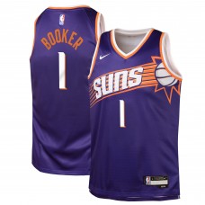 Игровая форма  Devin Booker Phoenix Suns Nike Youth Swingman - Icon Edition - Purple