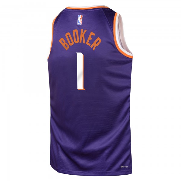 Игровая форма  Devin Booker Phoenix Suns Nike Youth Swingman - Icon Edition - Purple