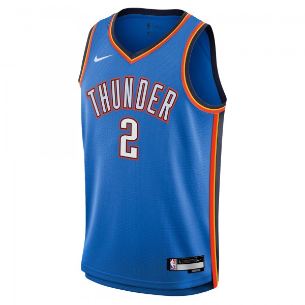 Игровая джерси Youth Oklahoma City Thunder Shai Gilgeous-Alexander Nike Blue - Icon Edition