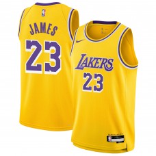 Игровая форма LeBron James Los Angeles Lakers Nike Youth Swingman - Icon Edition - Gold