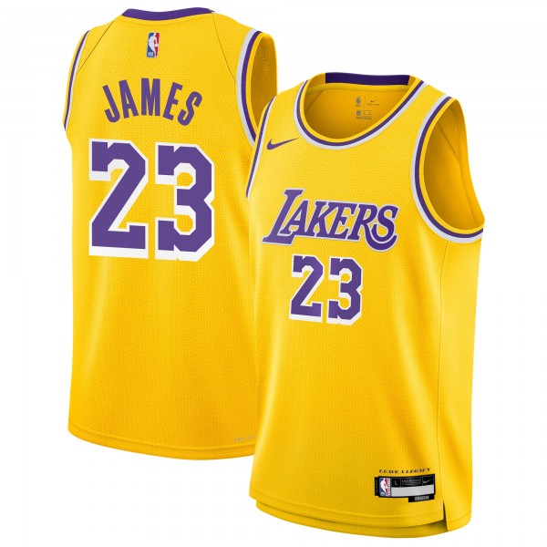 Игровая форма LeBron James Los Angeles Lakers Nike Youth Swingman - Icon Edition - Gold