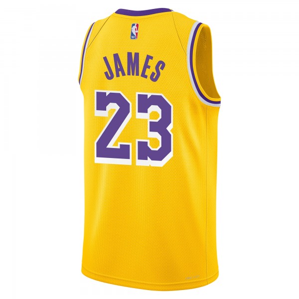 Игровая форма LeBron James Los Angeles Lakers Nike Youth Swingman - Icon Edition - Gold