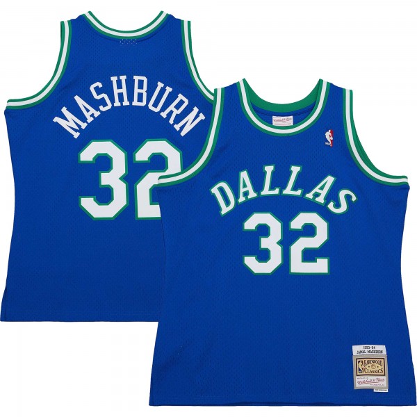 Игровая форма  Jamal Mashburn Dallas Mavericks Mitchell & Ness 2001/02 Hardwood Classics Swingman - Royal