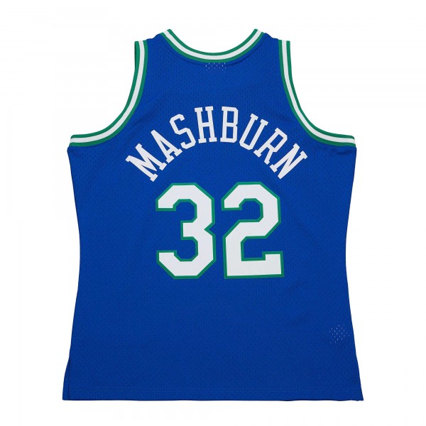 Игровая форма  Jamal Mashburn Dallas Mavericks Mitchell & Ness 2001/02 Hardwood Classics Swingman - Royal
