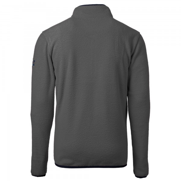Толстовка на короткой молнии Los Angeles Dodgers Cutter & Buck Cascade Eco Sherpa Fleece - Gray