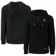 Толстовка Los Angeles Dodgers Cutter & Buck Roam Eco Half-Zip Recycled - Black