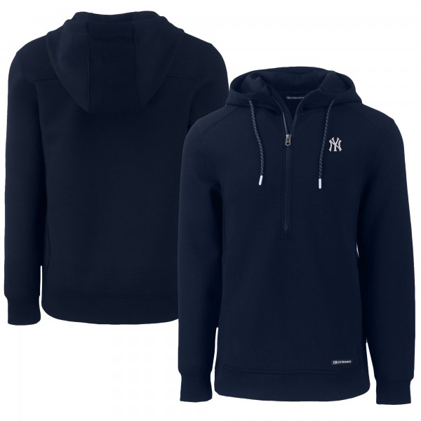 Толстовка New York Yankees Cutter & Buck Roam Eco Half-Zip Recycled - Navy