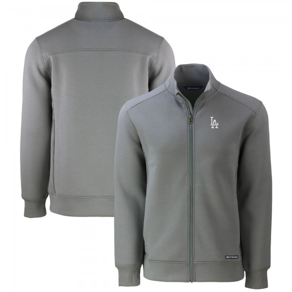 Кофта на молнии Los Angeles Dodgers Cutter & Buck Roam Eco Recycled - Gray