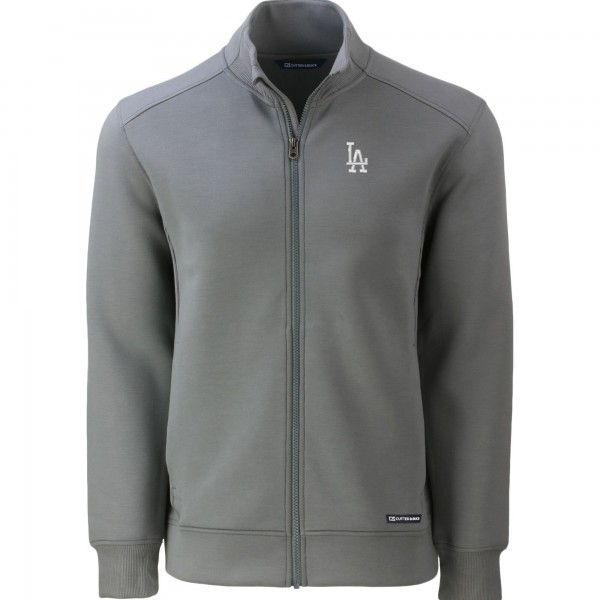 Кофта на молнии Los Angeles Dodgers Cutter & Buck Roam Eco Recycled - Gray