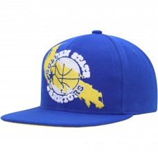 Бейсболка Golden State Warriors Mitchell & Ness Paint By Numbers - Royal