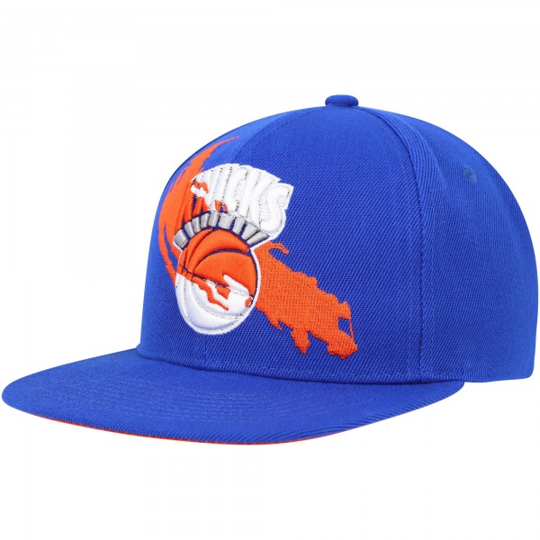Бейсболка New York Knicks Mitchell & Ness Paint By Numbers - Blue