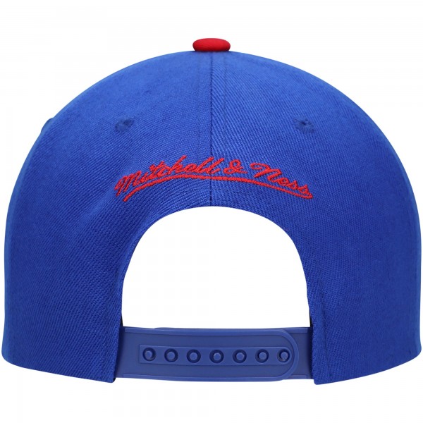 Бейсболка Philadelphia 76ers Mitchell & Ness Hardwood Classics Energy Re-Take Speckle Brim - Blue