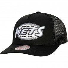 Бейсболка Brooklyn Nets Mitchell & Ness Team Seal Trucker - Black