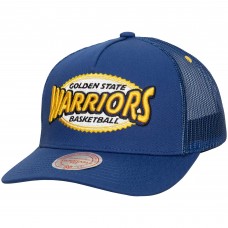 Бейсболка Golden State Warriors Mitchell & Ness Team Seal Trucker - Royal
