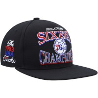 Бейсболка Philadelphia 76ers Mitchell & Ness Hardwood Classics SOUL Champions Era Diamond - Black