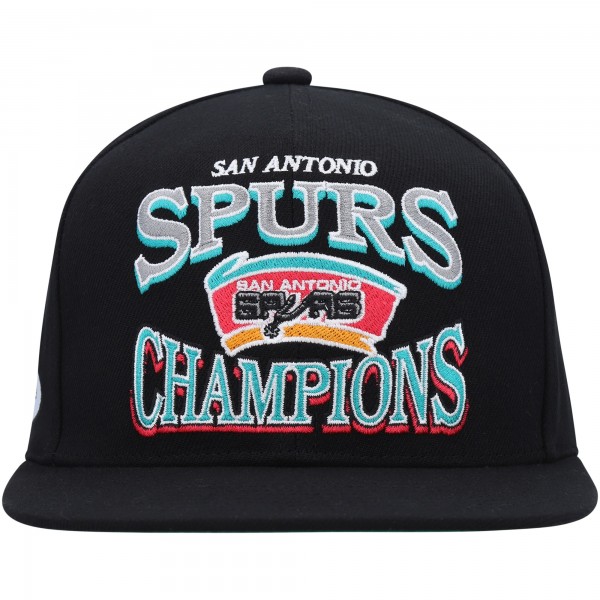 Бейсболка San Antonio Spurs Mitchell & Ness Hardwood Classics SOUL Champions Era Diamond - Black