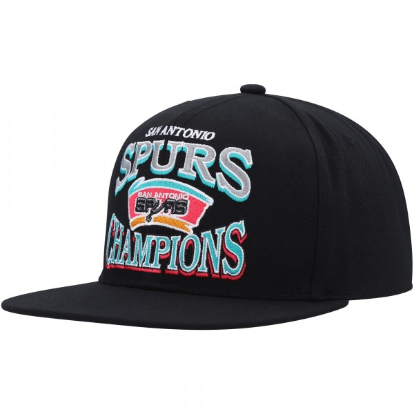 Бейсболка San Antonio Spurs Mitchell & Ness Hardwood Classics SOUL Champions Era Diamond - Black
