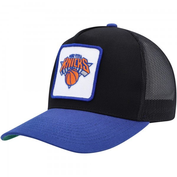 Бейсболка New York Knicks Mitchell & Ness SOUL Truck It Trucker - Black/Blue