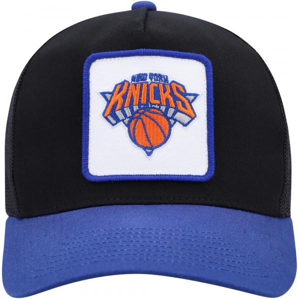 Бейсболка New York Knicks Mitchell & Ness SOUL Truck It Trucker - Black/Blue