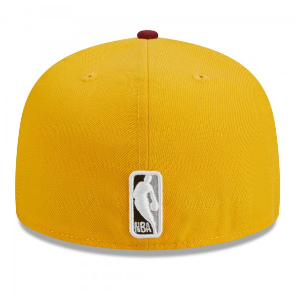 Бейсболка Boston Celtics New Era Fall Leaves 2-Tone 59FIFTY - Yellow/Red