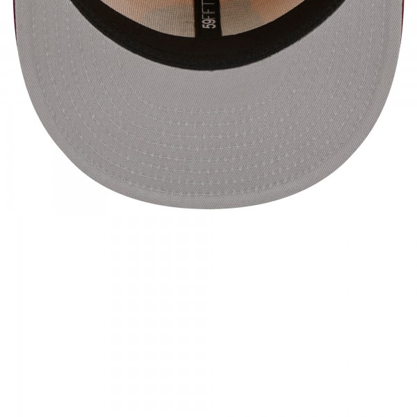 Бейсболка Boston Celtics New Era Fall Leaves 2-Tone 59FIFTY - Yellow/Red