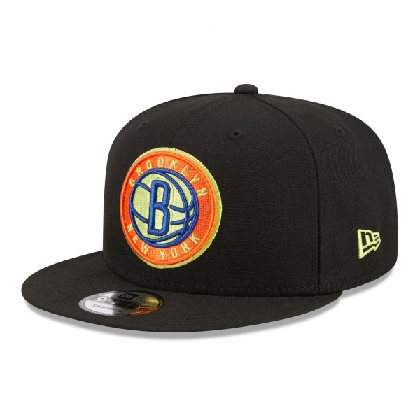 Бейсболка Brooklyn Nets New Era Neon Pop 9FIFTY - Black