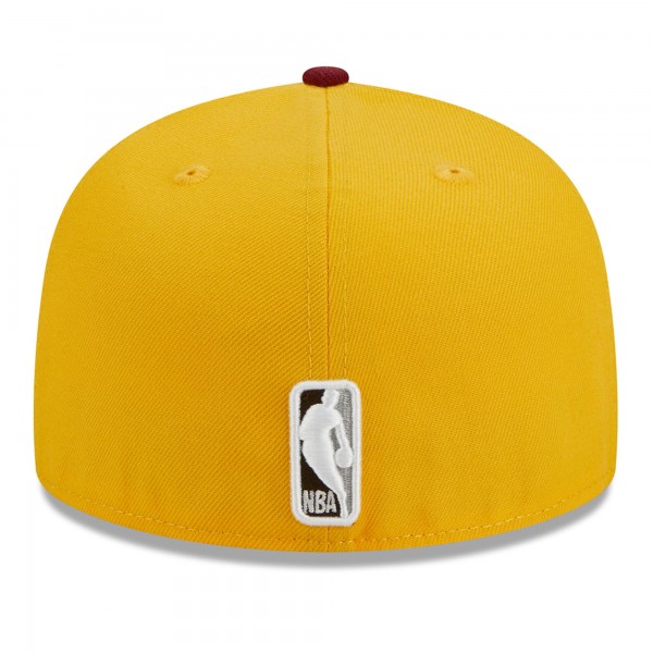 Бейсболка Chicago Bulls New Era Fall Leaves 2-Tone 59FIFTY - Yellow/Red