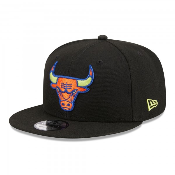 Бейсболка Chicago Bulls New Era Neon Pop 9FIFTY - Black