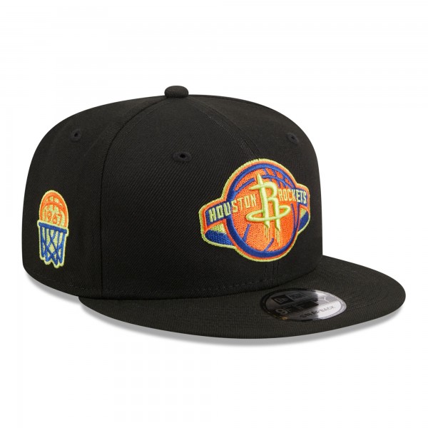 Бейсболка Houston Rockets New Era Neon Pop 9FIFTY - Black