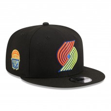 Бейсболка Portland Trail Blazers New Era Neon Pop 9FIFTY - Black