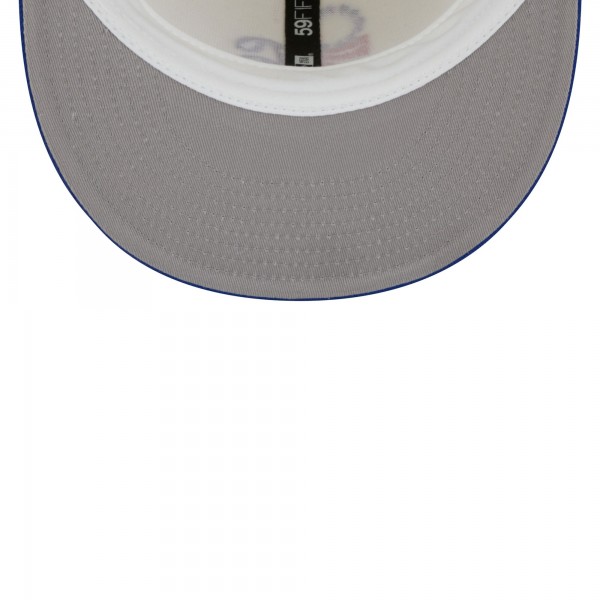 Бейсболка Philadelphia 76ers New Era Piping 2-Tone 59FIFTY - Cream/Royal