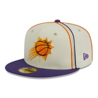 Бейсболка Phoenix Suns New Era Piping 2-Tone 59FIFTY - Cream/Purple