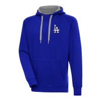 Los Angeles Dodgers Antigua Royal Metallic Victory Pullover Hoodie