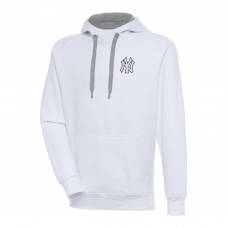 Толстовка New York Yankees Antigua White Metallic Victory