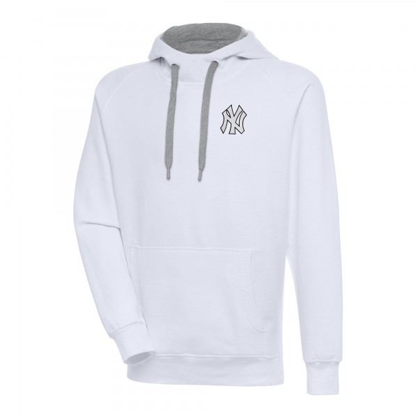 Толстовка New York Yankees Antigua White Metallic Victory