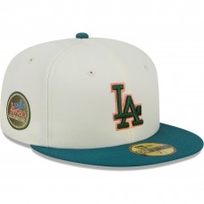 Бейсболка Los Angeles Dodgers New Era Chrome Evergreen 59FIFTY - Cream