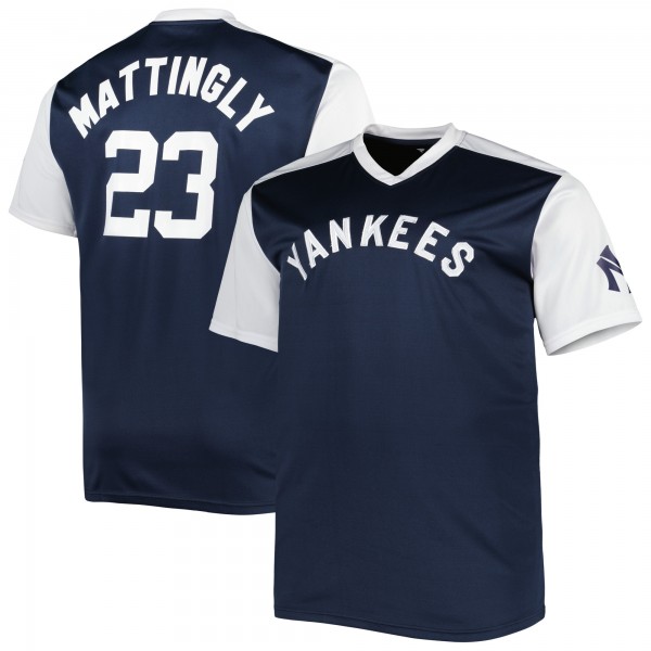 Джерси New York Yankees Don Mattingly Navy/White Cooperstown Collection Replica Player