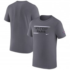 Футболка Paris Saint-Germain Nike Verbiage - Gray