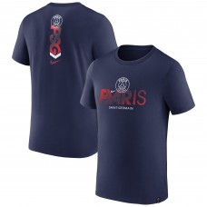 Футболка Paris Saint-Germain Nike Mercurial Sleeve - Navy