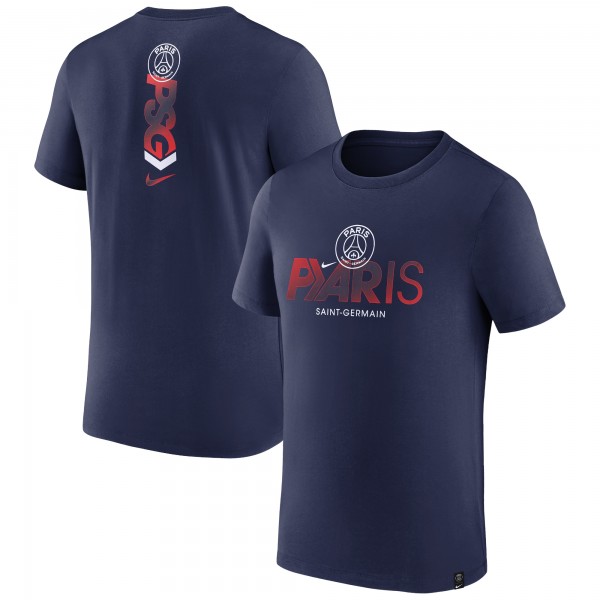 Футболка Paris Saint-Germain Nike Mercurial Sleeve - Navy