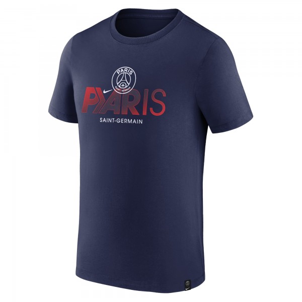 Футболка Paris Saint-Germain Nike Mercurial Sleeve - Navy