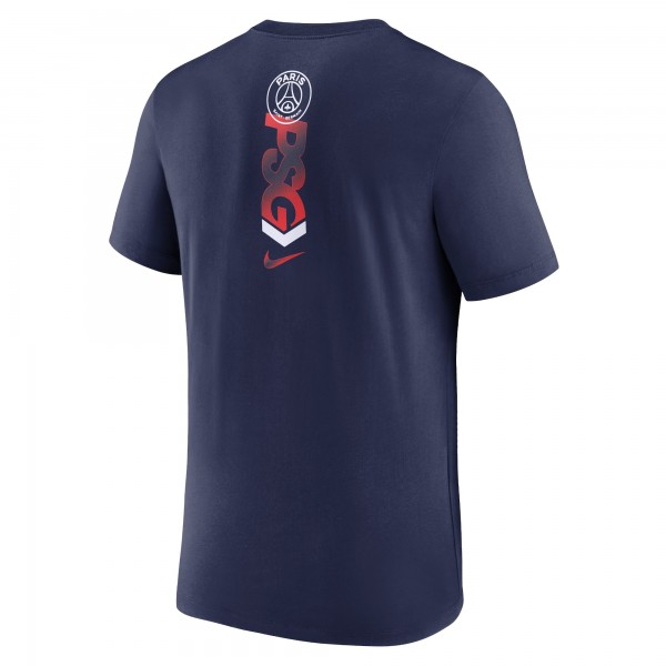 Футболка Paris Saint-Germain Nike Mercurial Sleeve - Navy