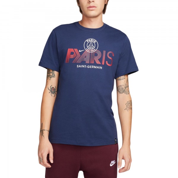 Футболка Paris Saint-Germain Nike Mercurial Sleeve - Navy