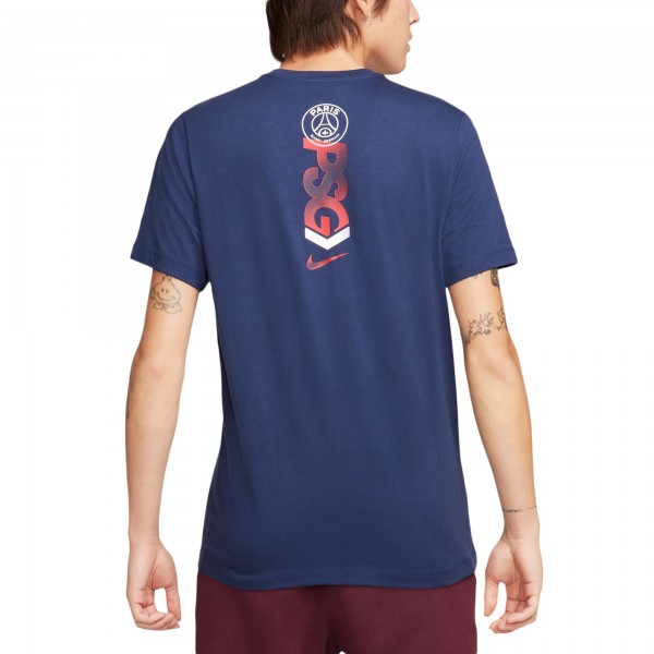Футболка Paris Saint-Germain Nike Mercurial Sleeve - Navy