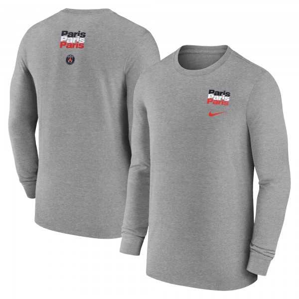 Футболка с длинным рукавом Paris Saint-Germain Nike Legend - Heather Gray